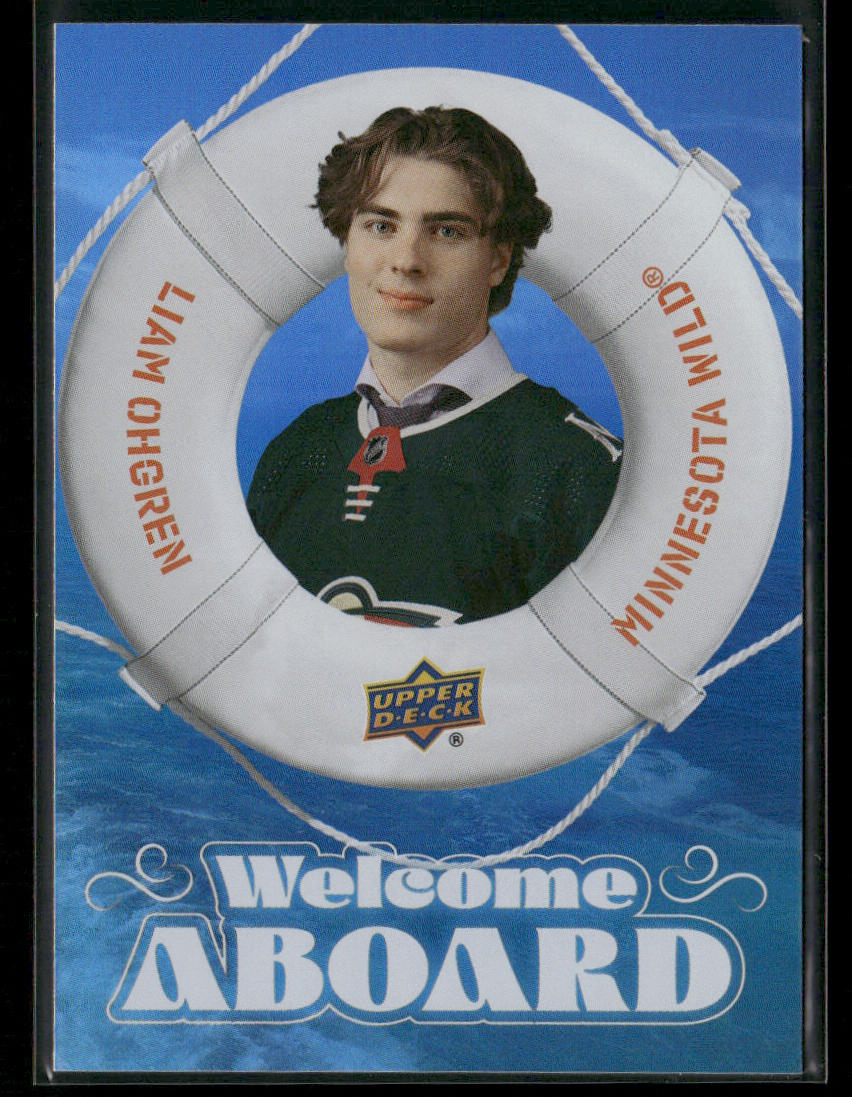 Liam Ohgren 2024-25 Upper Deck Welcome Aboard #WA-1 Minnesota Wild front