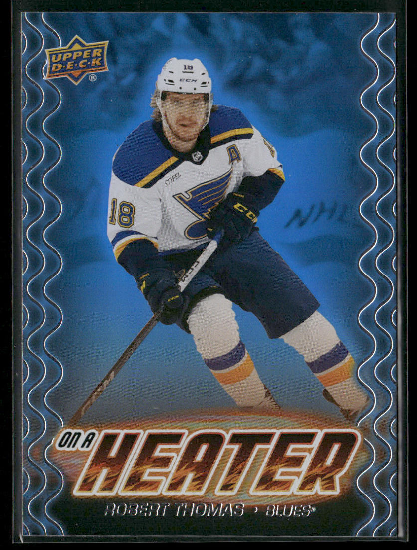 Robert Thomas 2024-25 Upper Deck On a Heater #OH-3 St. Louis Blues front