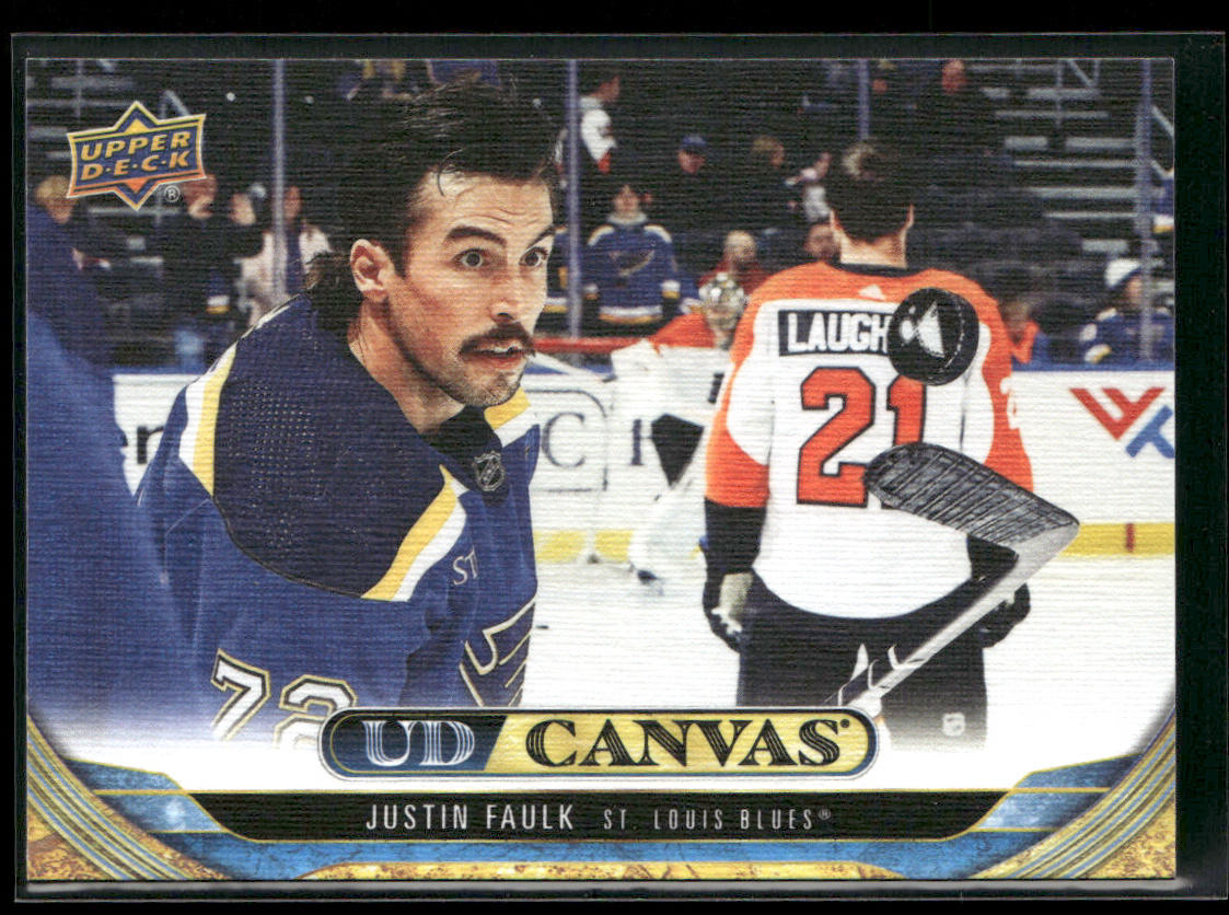 Justin Faulk 2024-25 Upper Deck UD Canvas #C126 St. Louis Blues