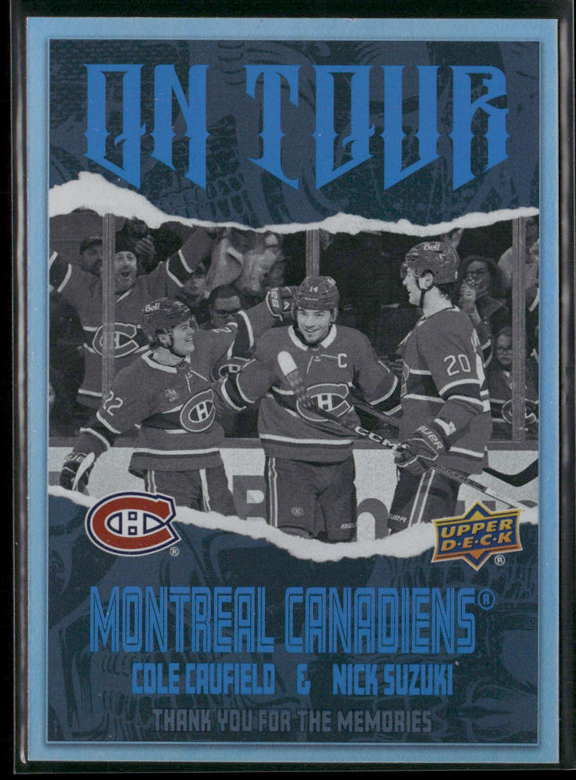 Cole Caufield / Nick Suzuki 2024-25 Upper Deck On Tour #OT-1 Montreal Canadiens
