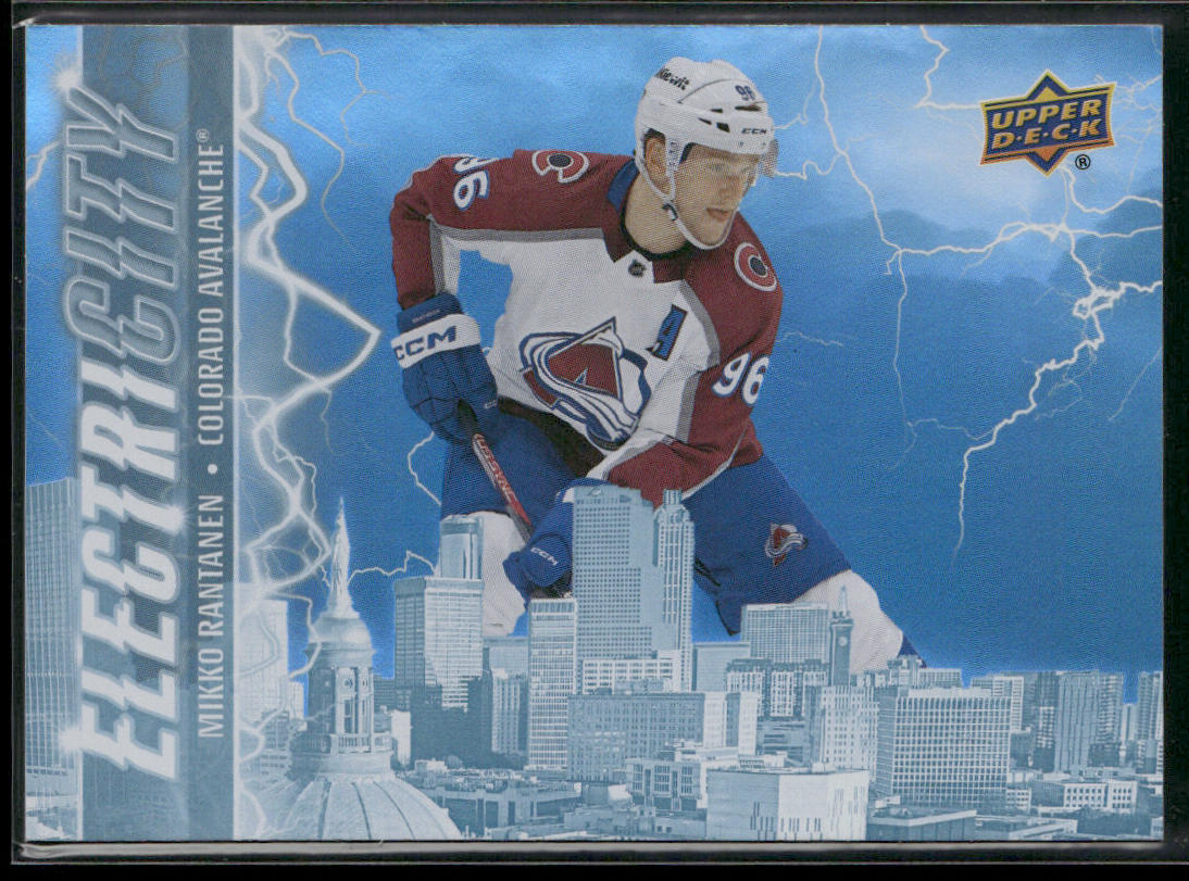 Mikko Rantanen 2024-25 Upper Deck ElectriCITY #EC-26 Colorado Avalanche front
