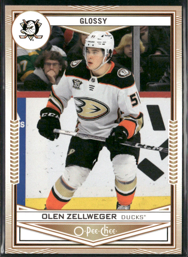 Olen Zellweger 2024-25 Upper Deck O-Pee-Chee Glossy #OPC-40 Anaheim Ducks front
