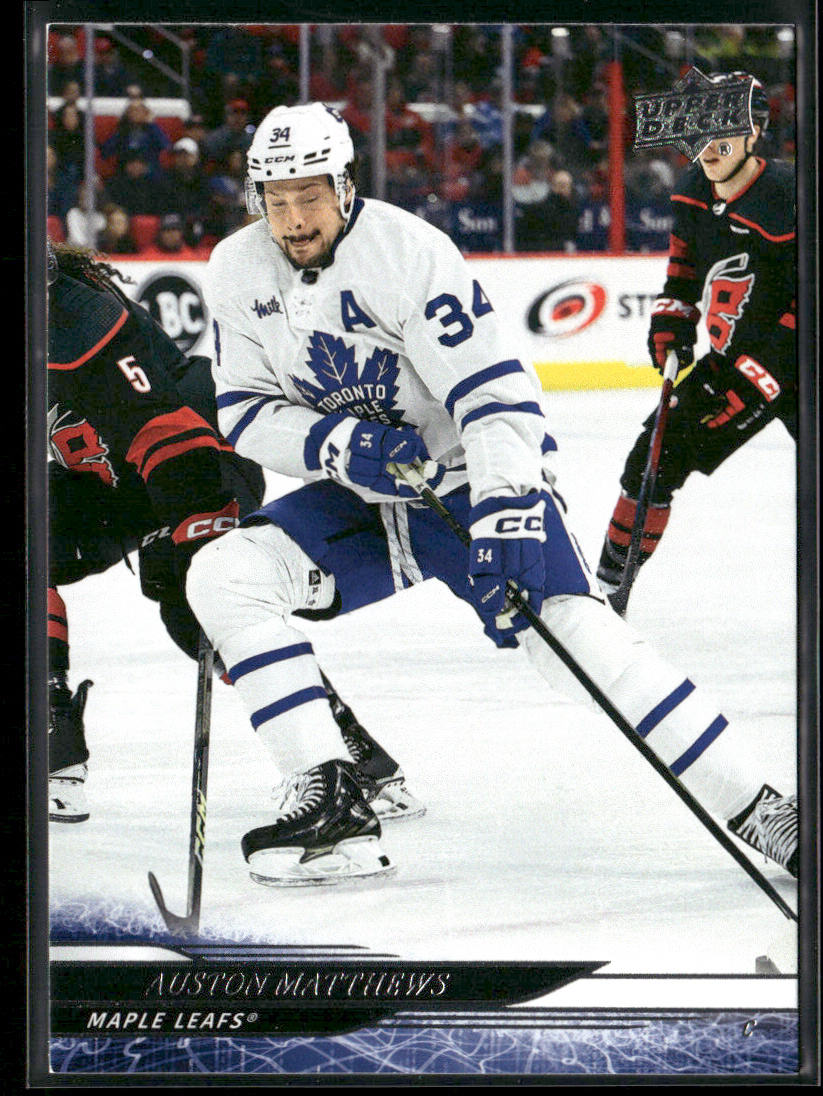 Auston Matthews 2024-25 Upper Deck #411 Toronto Maple Leafs