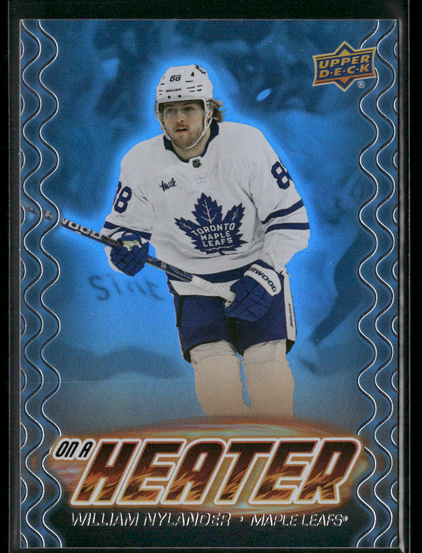 William Nylander 2024-25 Upper Deck On a Heater #OH-14 Toronto Maple Leafs front