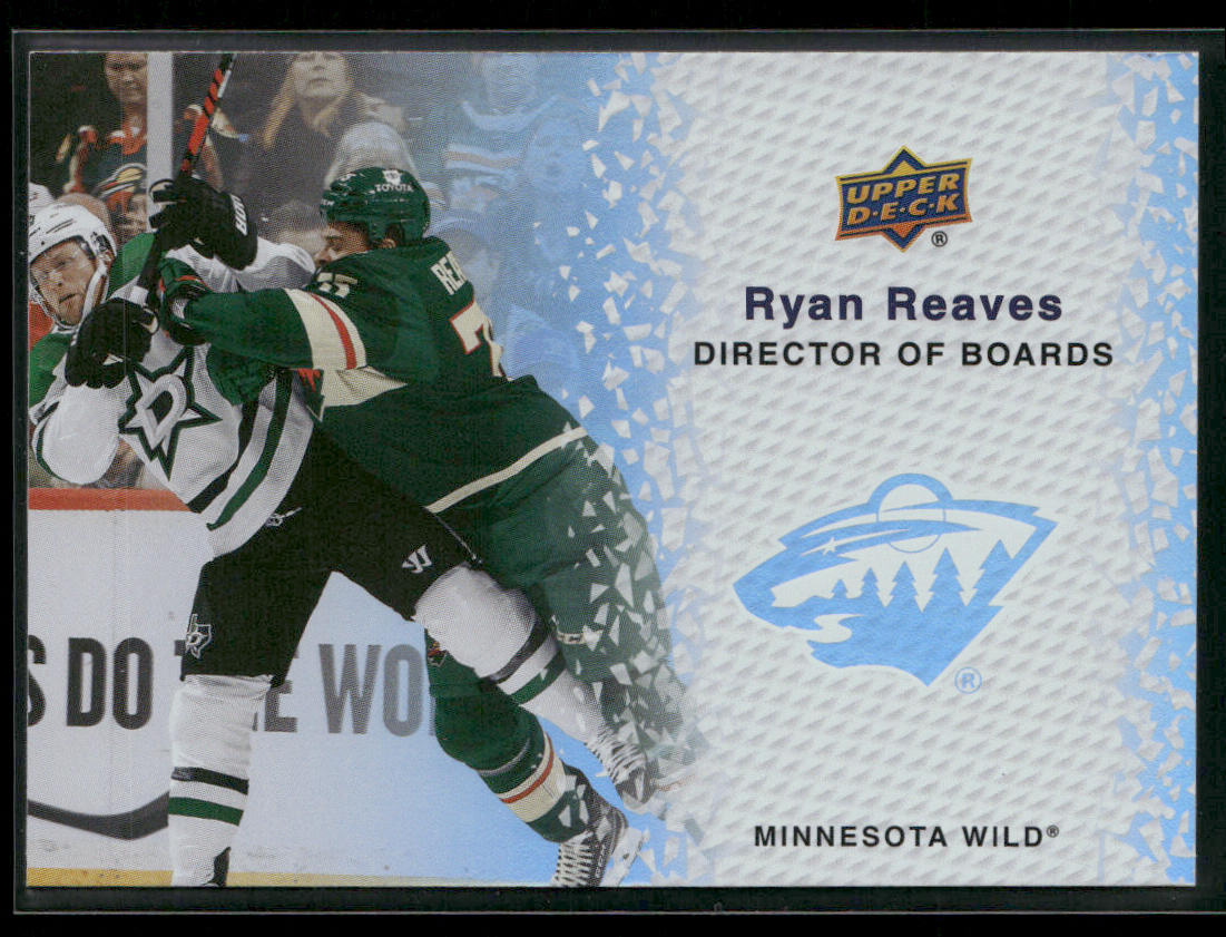 Ryan Reaves 2023-24 Upper Deck Director of Boards #DB-1 Minnesota Wild