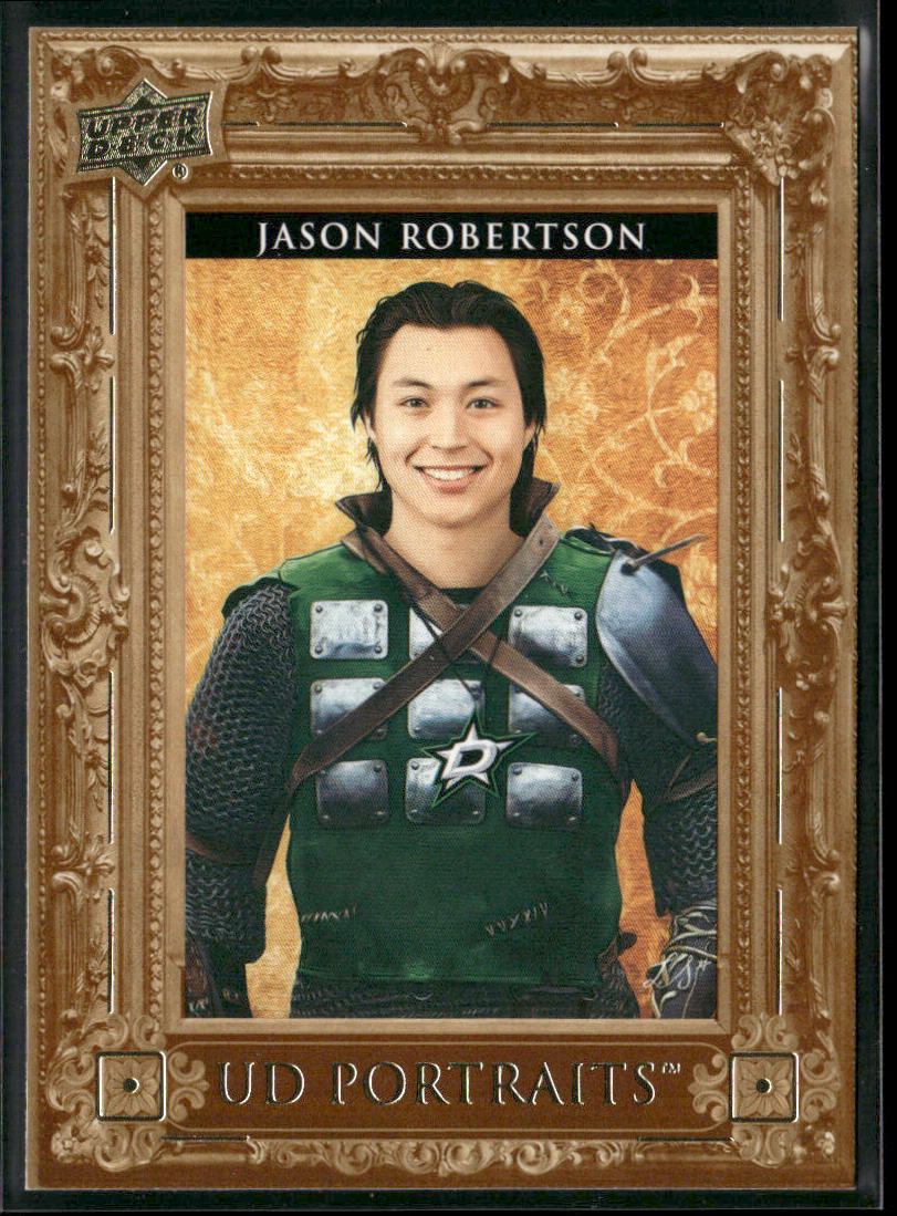 Jason Robertson 2023-24 Upper Deck UD Portraits #P39 Dallas Stars