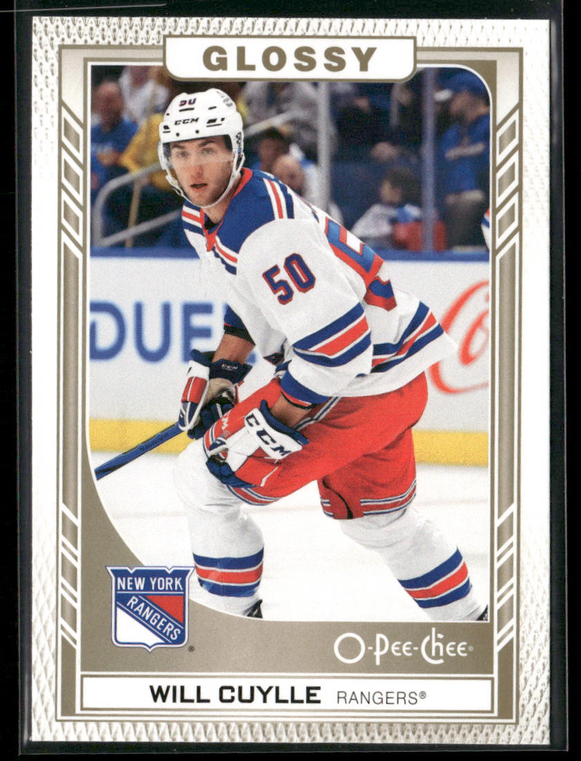 Will Cuylle 2023-24 Upper Deck O-Pee-Chee Glossy Gold #R-48 New York Rangers