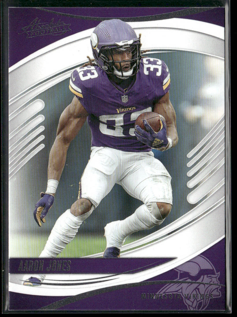 Aaron Jones 2025 Panini Absolute Retail #40 Minnesota Vikings