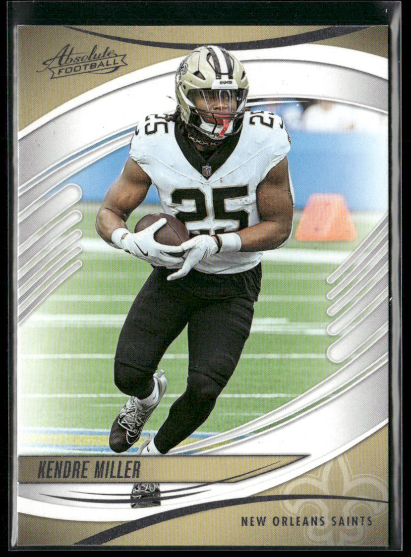Kendre Miller 2025 Panini Absolute Retail #71 New Orleans Saints