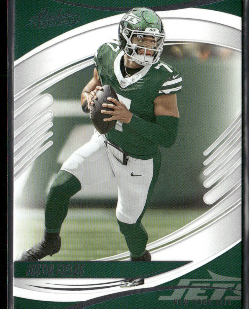 Justin Fields 2025 Panini Absolute Retail #3 New York Jets front