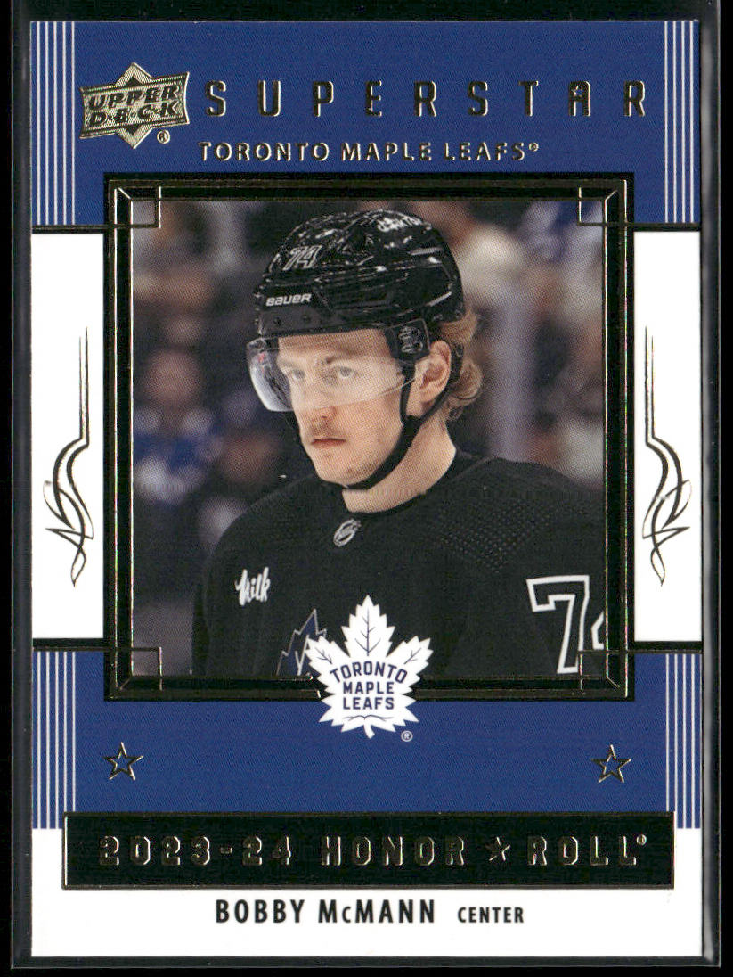 Bobby McMann 2023-24 Upper Deck Honor Roll #HR59 Toronto Maple Leafs