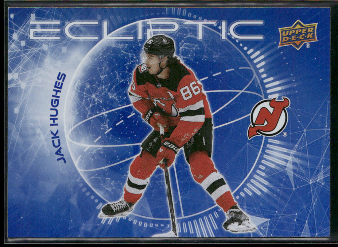 Jack Hughes 2023-24 Upper Deck Ecliptic #EC-1 New Jersey Devils