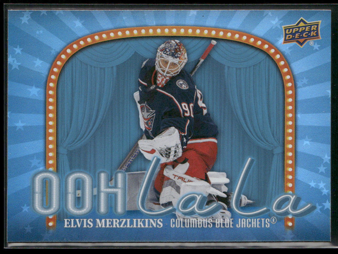 Elvis Merzlikins 2024-25 Upper Deck Ooh La La #OLL-2 Columbus Blue Jackets front