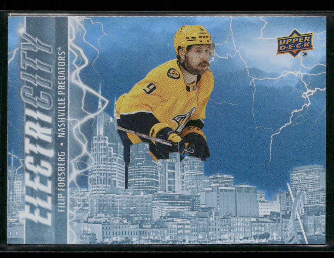 Filip Forsberg 2024-25 Upper Deck ElectriCITY #EC-2 Nashville Predators front