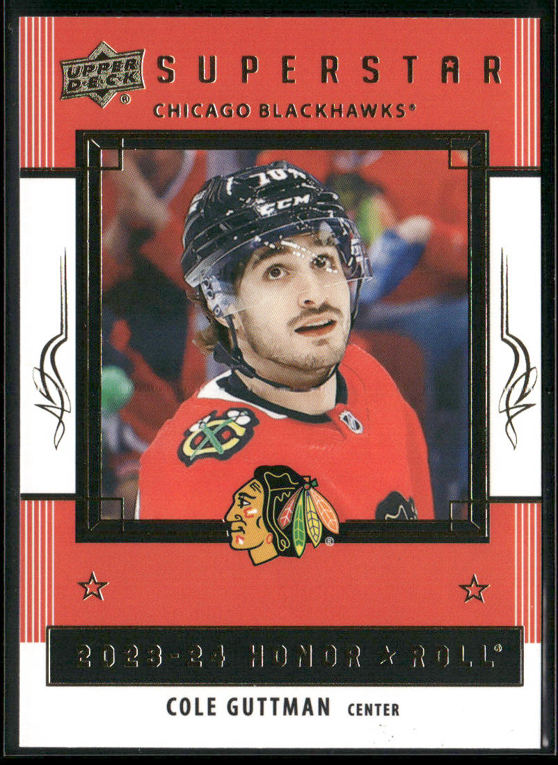 Cole Guttman 2023-24 Upper Deck Honor Roll #HR42 Chicago Blackhawks front