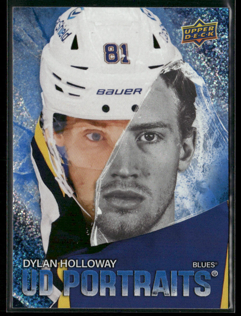 Dylan Holloway 2025-26 Upper Deck UD Portraits #P-5 St. Louis Blues