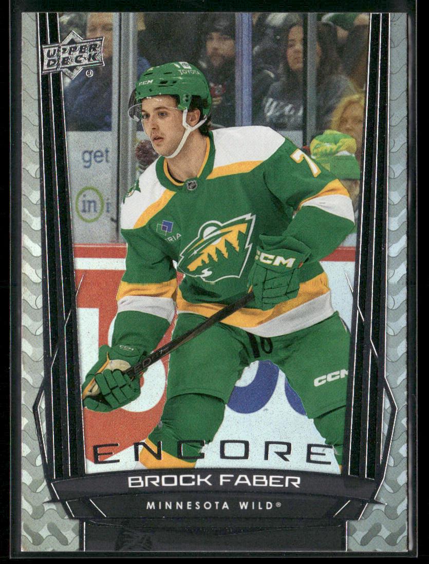 Brock Faber 2025-26 Upper Deck Encore #E-60 Minnesota Wild