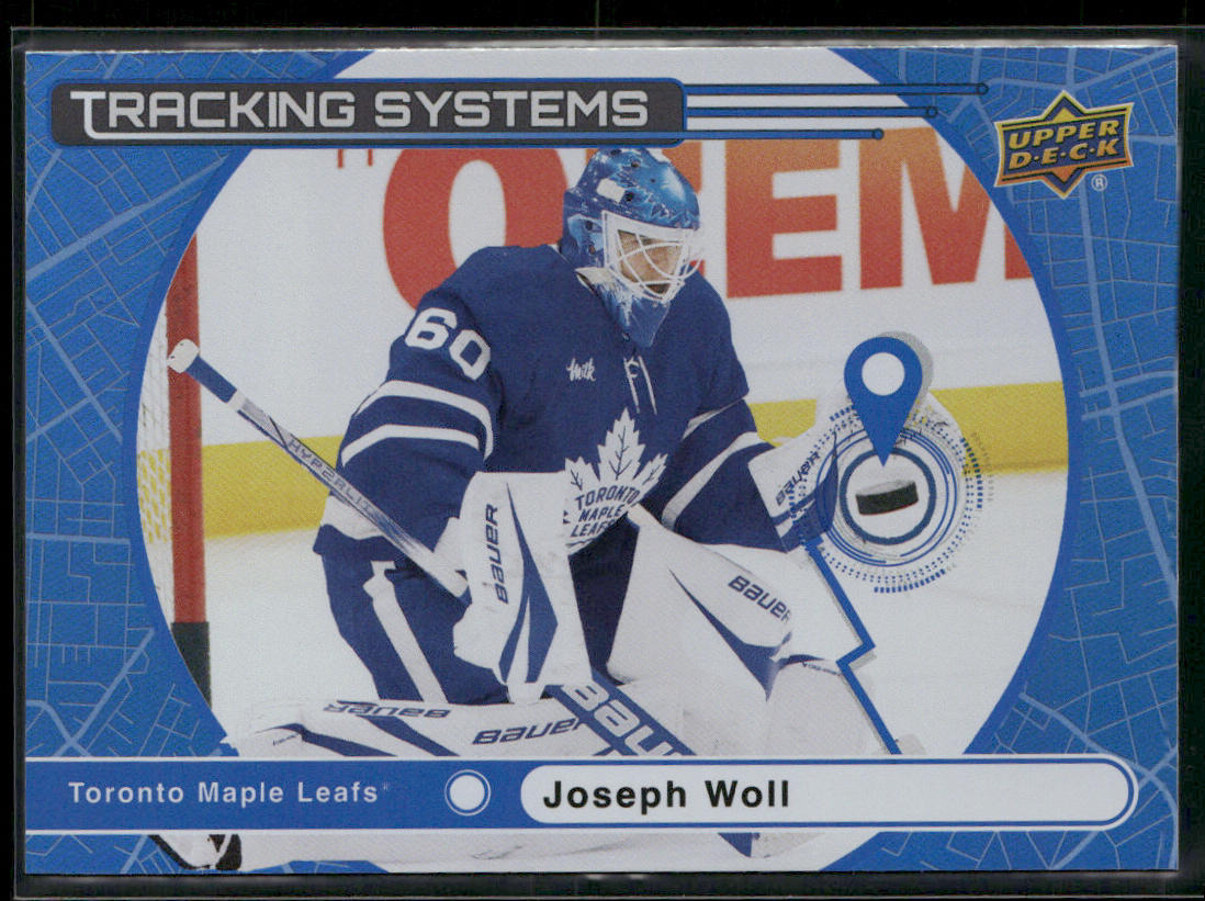 Joseph Woll 2025-26 Upper Deck Tracking Systems #TS-20 Toronto Maple Leafs