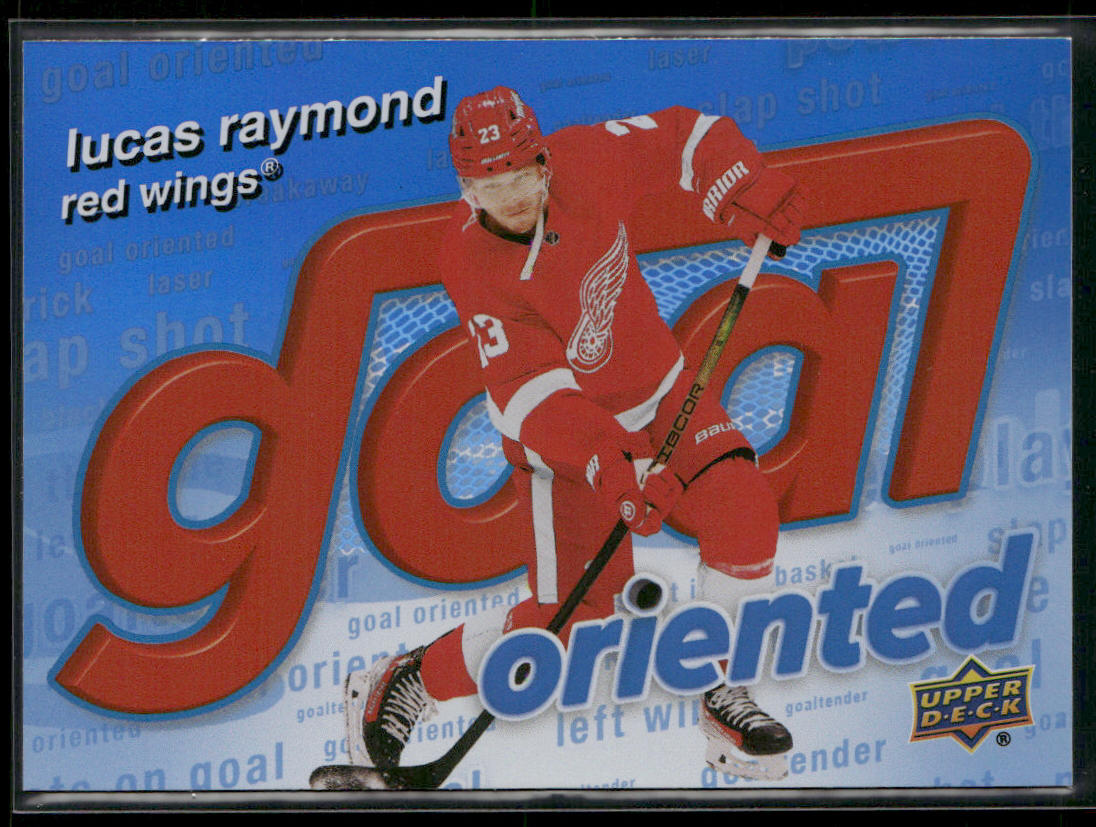Lucas Raymond 2025-26 Upper Deck Goal Oriented #GO-9 Detroit Red Wings