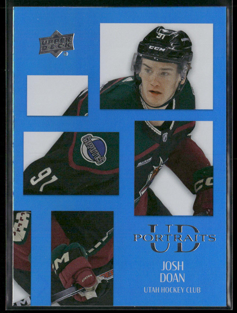 Josh Doan 2024-25 Upper Deck UD Portraits #P38 Utah Hockey Club