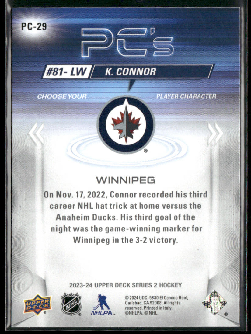 Kyle Connor 2023-24 Upper Deck PC's #PC-29 Winnipeg Jets
