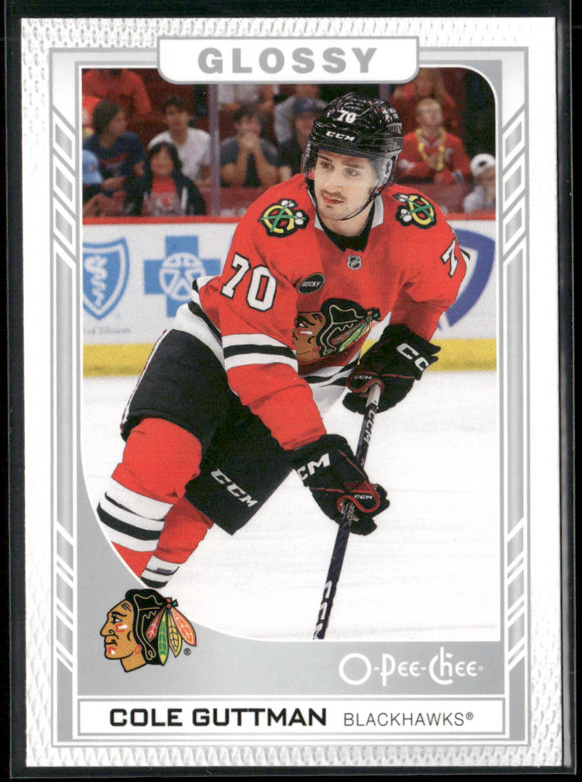 Cole Guttman 2023-24 Upper Deck O-Pee-Chee Glossy #R-32 Chicago Blackhawks