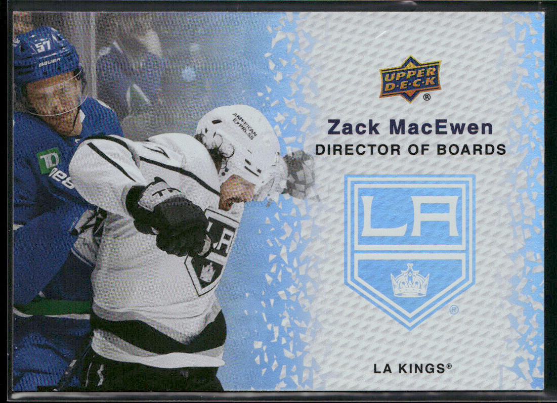 Zack MacEwen 2023-24 Upper Deck Director of Boards #DB-9 Los Angeles Kings