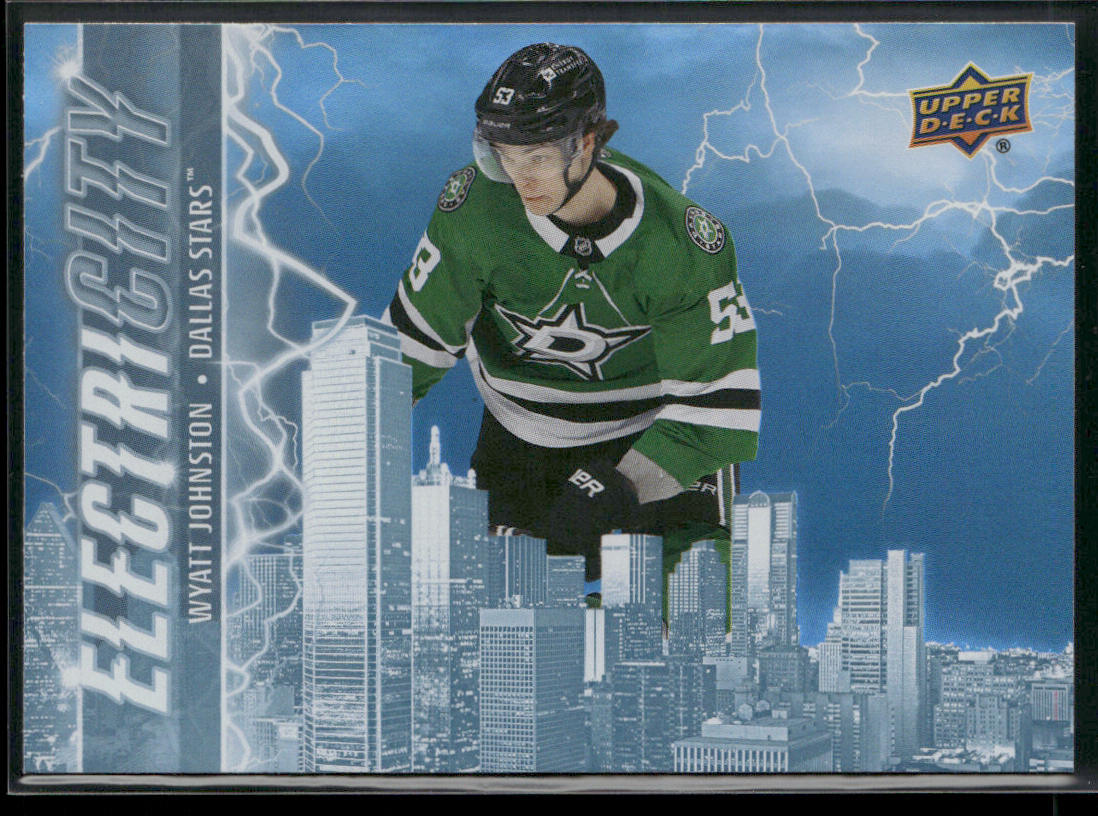 Wyatt Johnston 2024-25 Upper Deck ElectriCITY #EC-21 Dallas Stars