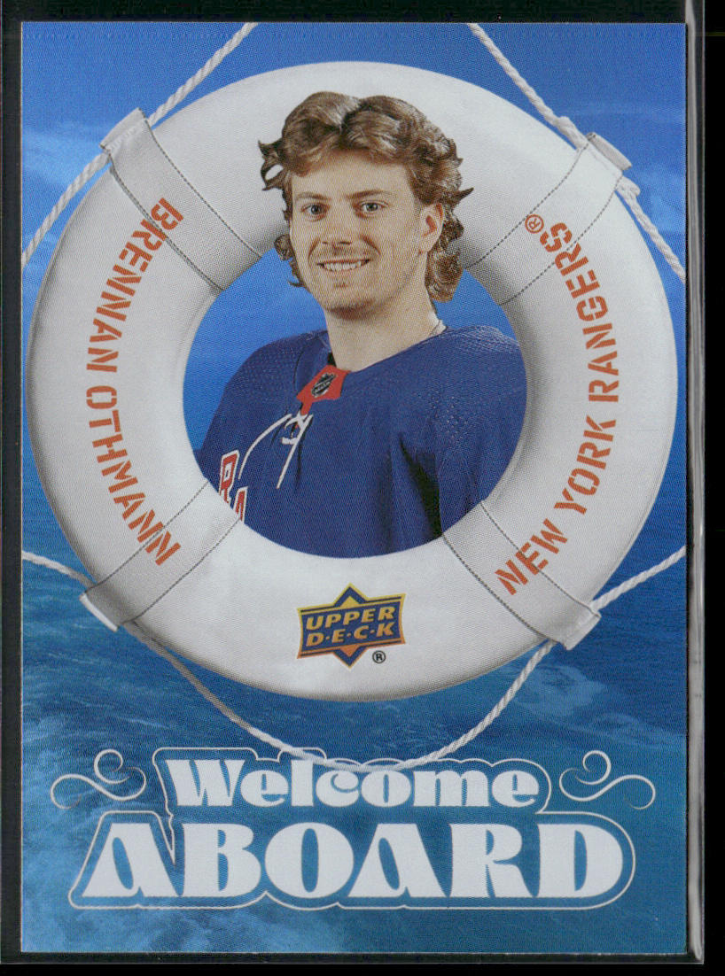Brennan Othmann 2024-25 Upper Deck Welcome Aboard #WA-10 New York Rangers