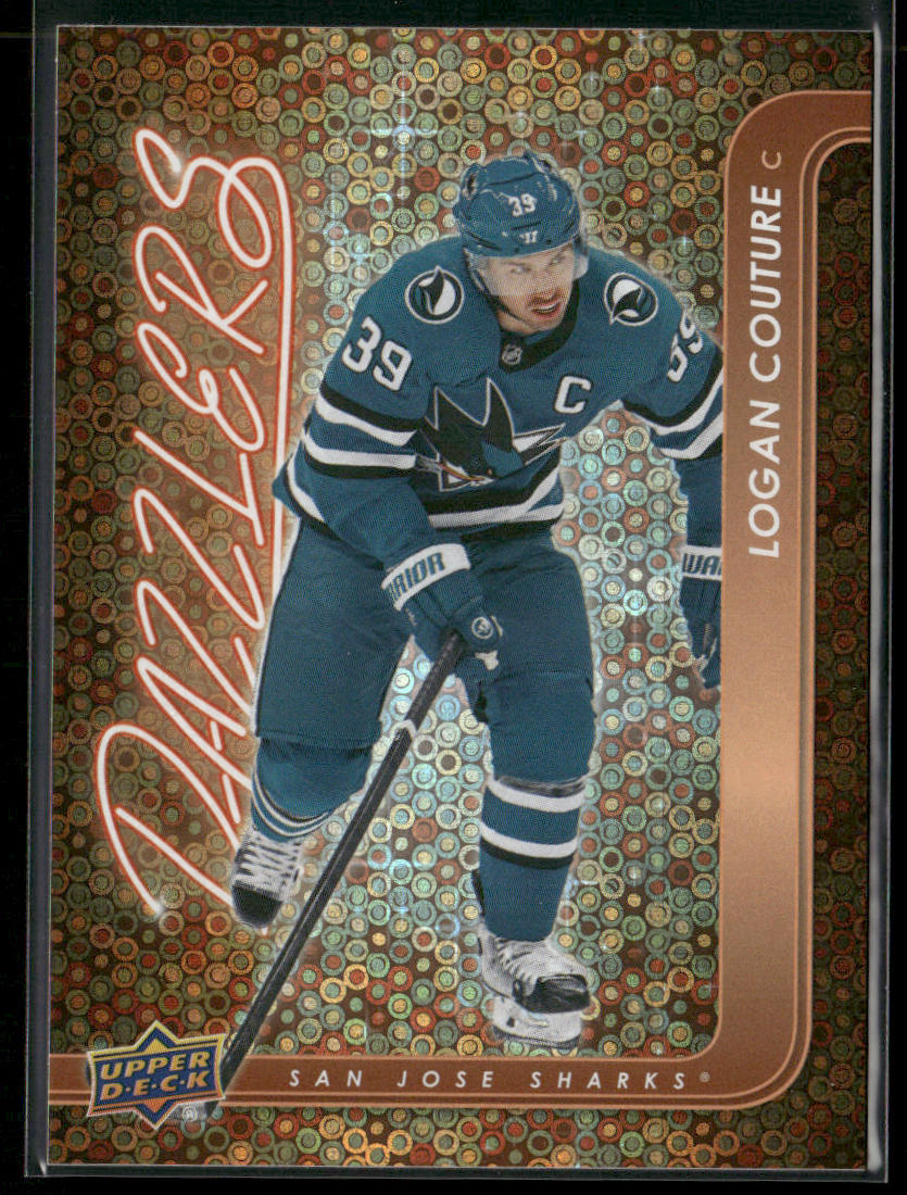 Logan Couture 2024-25 Upper Deck Dazzlers Orange #DZ-66 San Jose Sharks