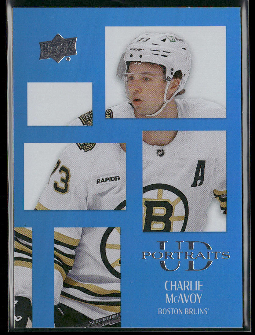 Charlie McAvoy 2024-25 Upper Deck UD Portraits #P36 Boston Bruins front