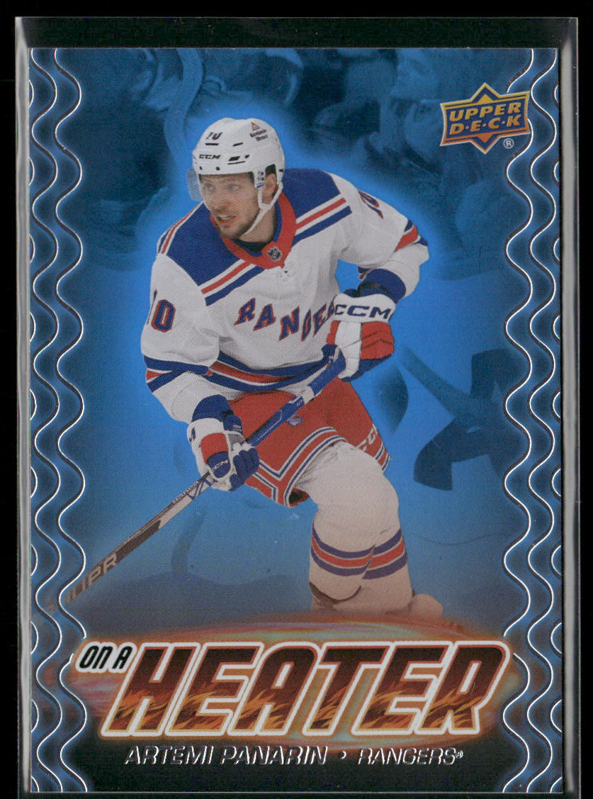 Artemi Panarin 2024-25 Upper Deck On a Heater #OH-2 New York Rangers front