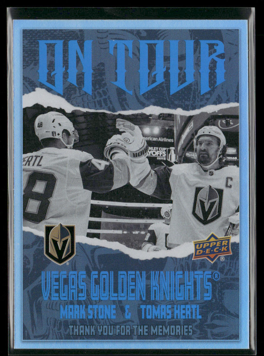 Mark Stone / Tomas Hertl 2024-25 Upper Deck On Tour #OT-5 Vegas Golden Knights front