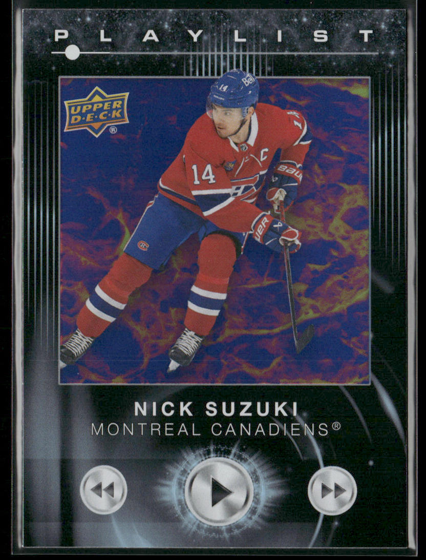 Nick Suzuki 2024-25 Upper Deck Playlist #PL-11 Montreal Canadiens
