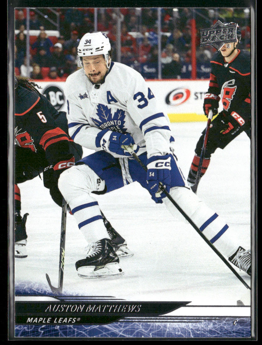 Auston Matthews 2024-25 Upper Deck #411 Toronto Maple Leafs front