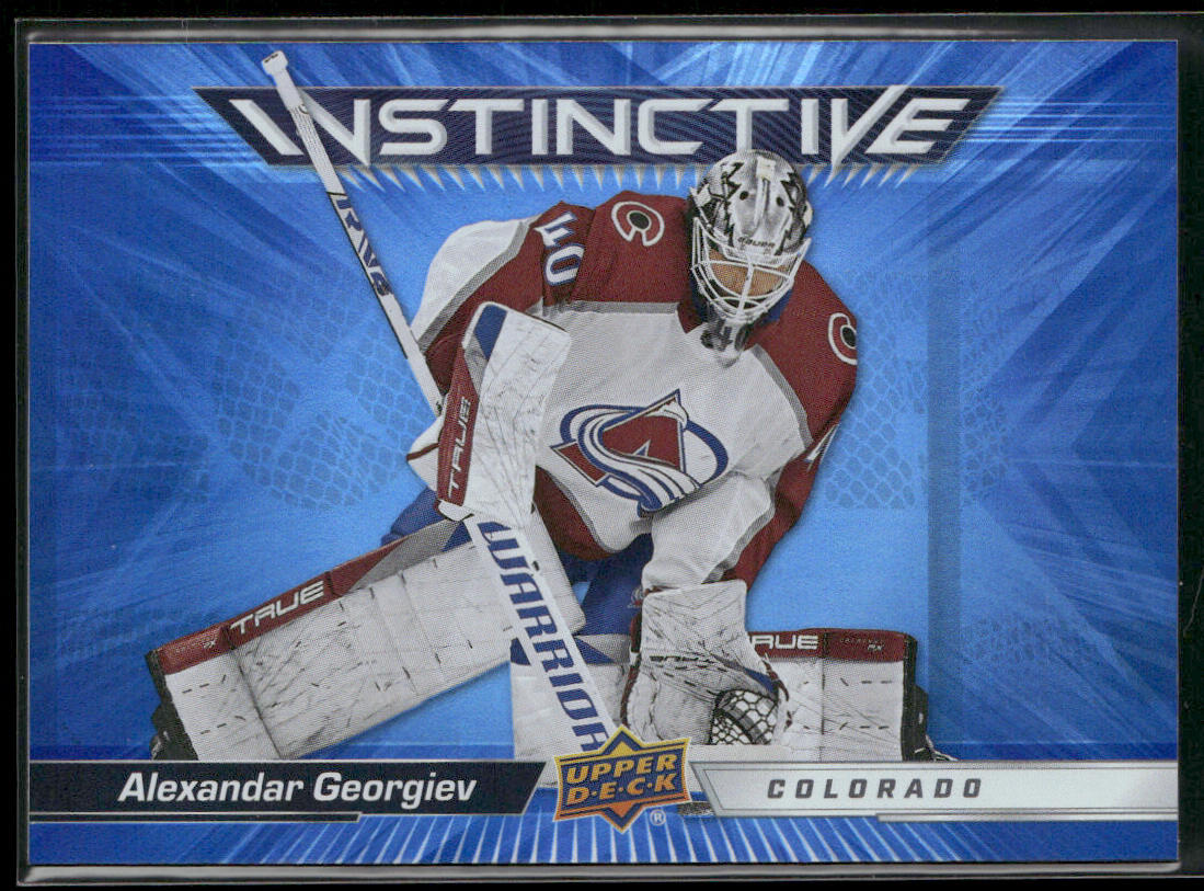 Alexandar Georgiev 2023-24 Upper Deck Instinctive #IN-9 Colorado Avalanche
