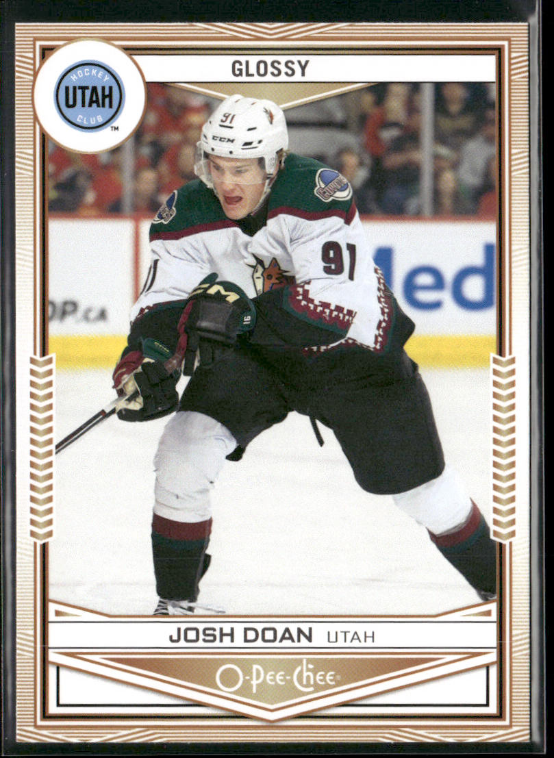 Josh Doan 2024-25 Upper Deck O-Pee-Chee Glossy #OPC-44 Utah Hockey Club front