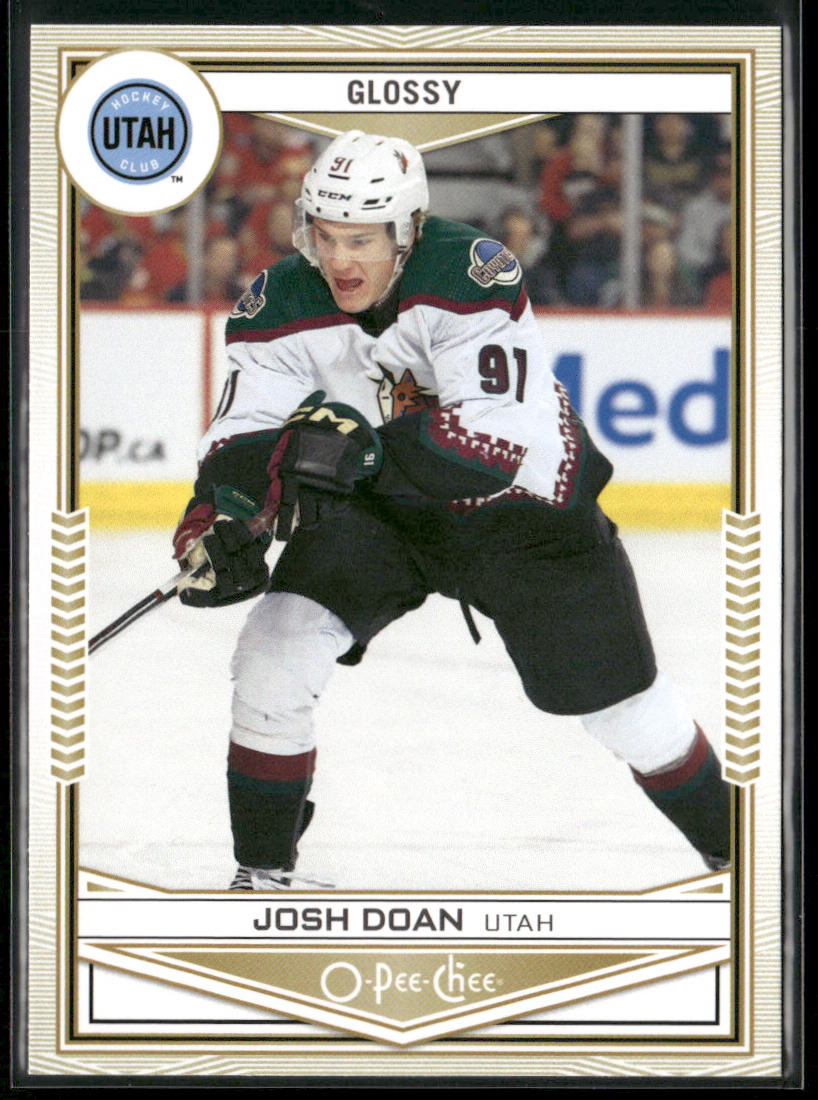 Josh Doan 2024-25 Upper Deck O-Pee-Chee Glossy #OPC-44 Utah Hockey Club front