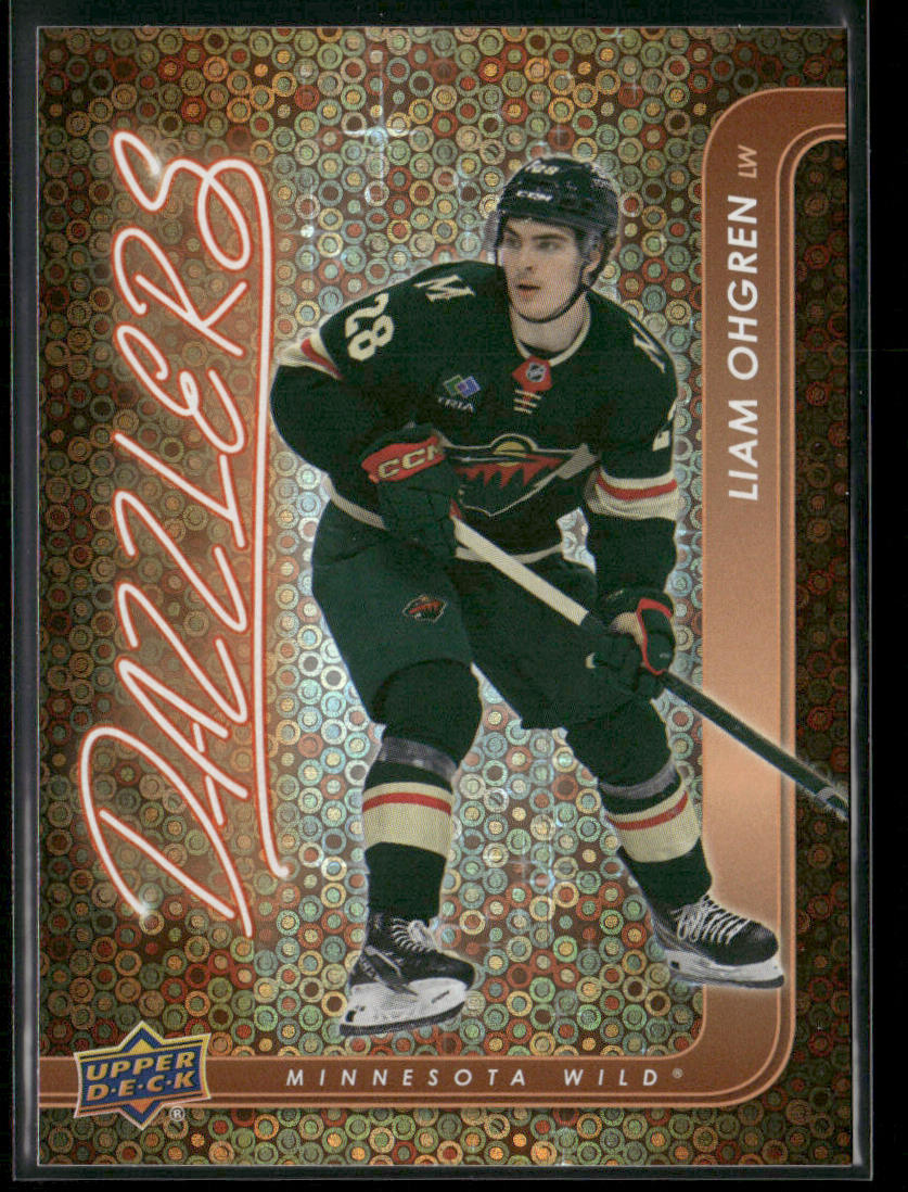 Liam Ohgren 2024-25 Upper Deck Dazzlers Orange #DZ-63 Minnesota Wild