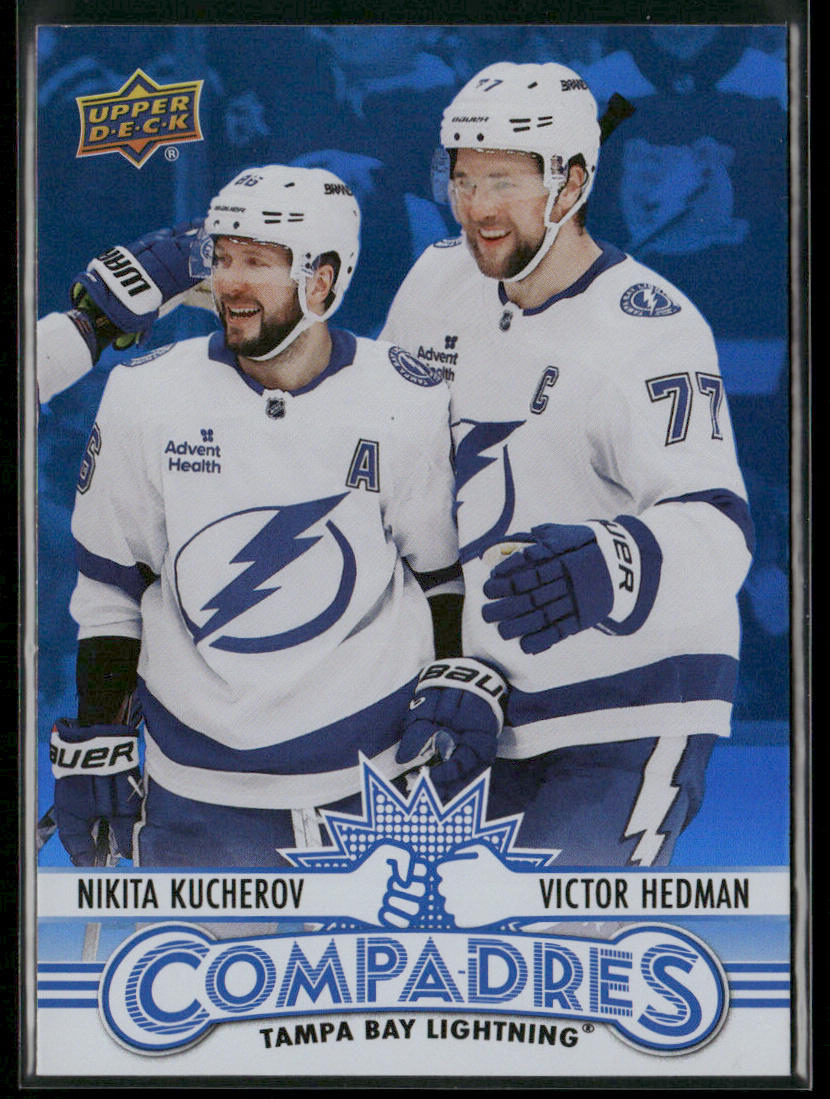 Nikita Kucherov / Victor Hedman 2025-26 Upper Deck Compadres #CM-7 Lightning