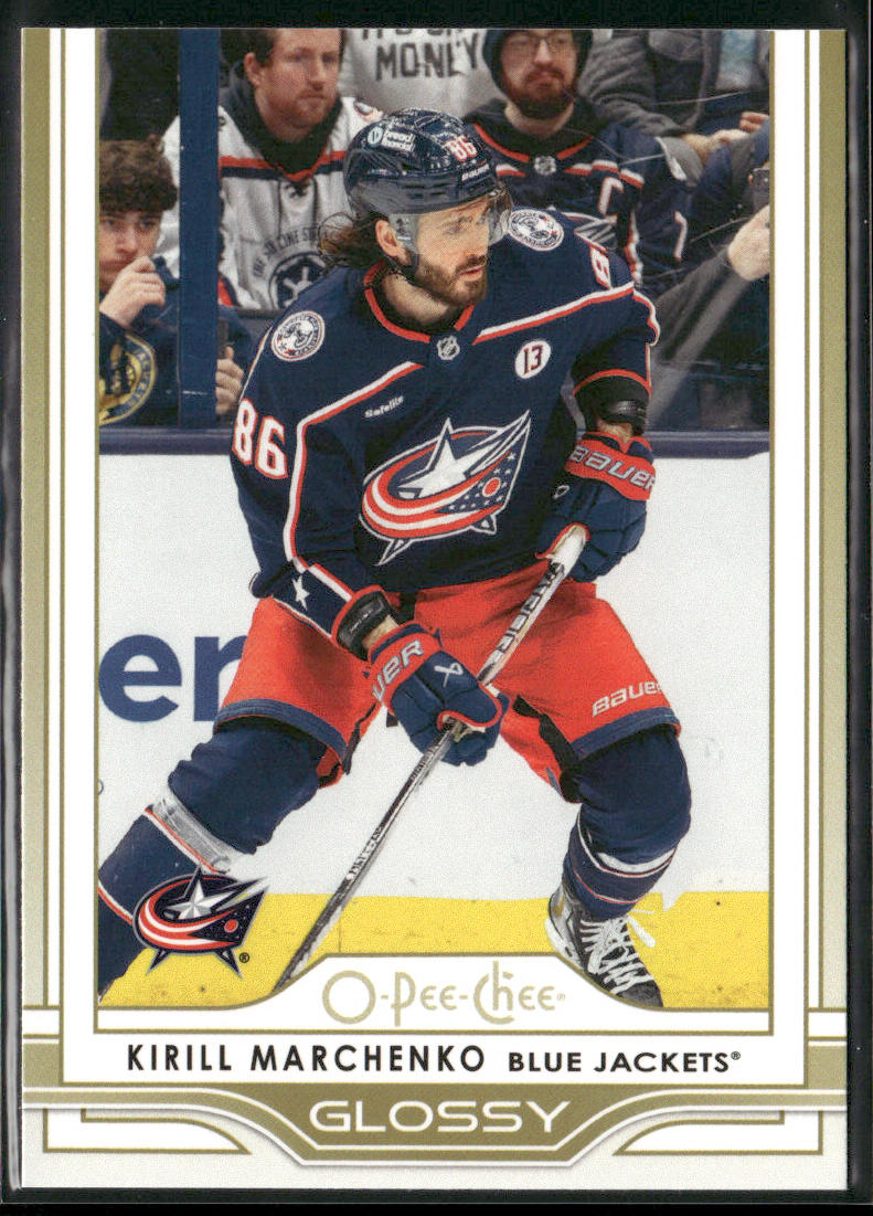 Kirill Marchenko 2025-26 Upper Deck O-Pee-Chee Glossy Gold #OG-15 Blue Jackets