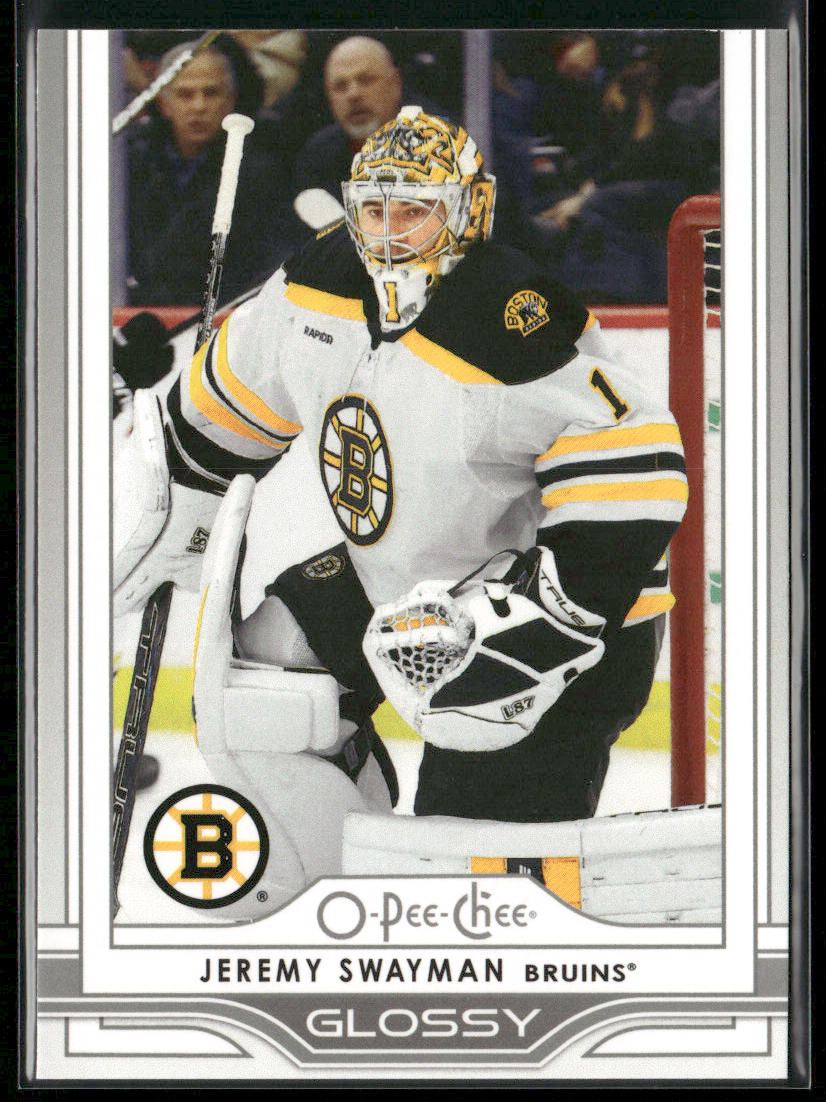 Jeremy Swayman 2025-26 Upper Deck O-Pee-Chee Glossy #OG-14 Boston Bruins