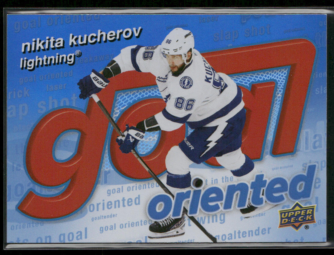 Nikita Kucherov 2025-26 Upper Deck Goal Oriented #GO-20 Tampa Bay Lightning