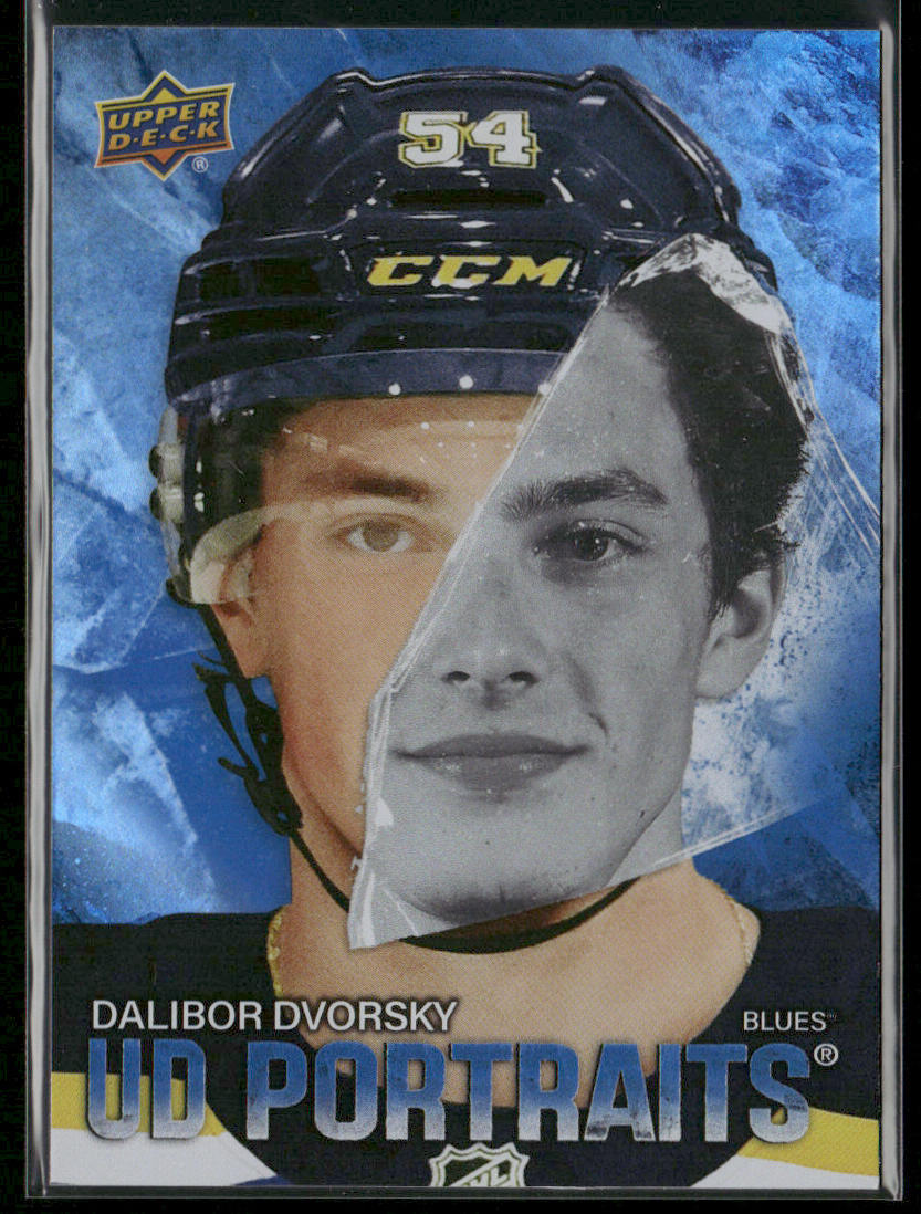 Dalibor Dvorsky 2025-26 Upper Deck UD Portraits #P-22 St. Louis Blues