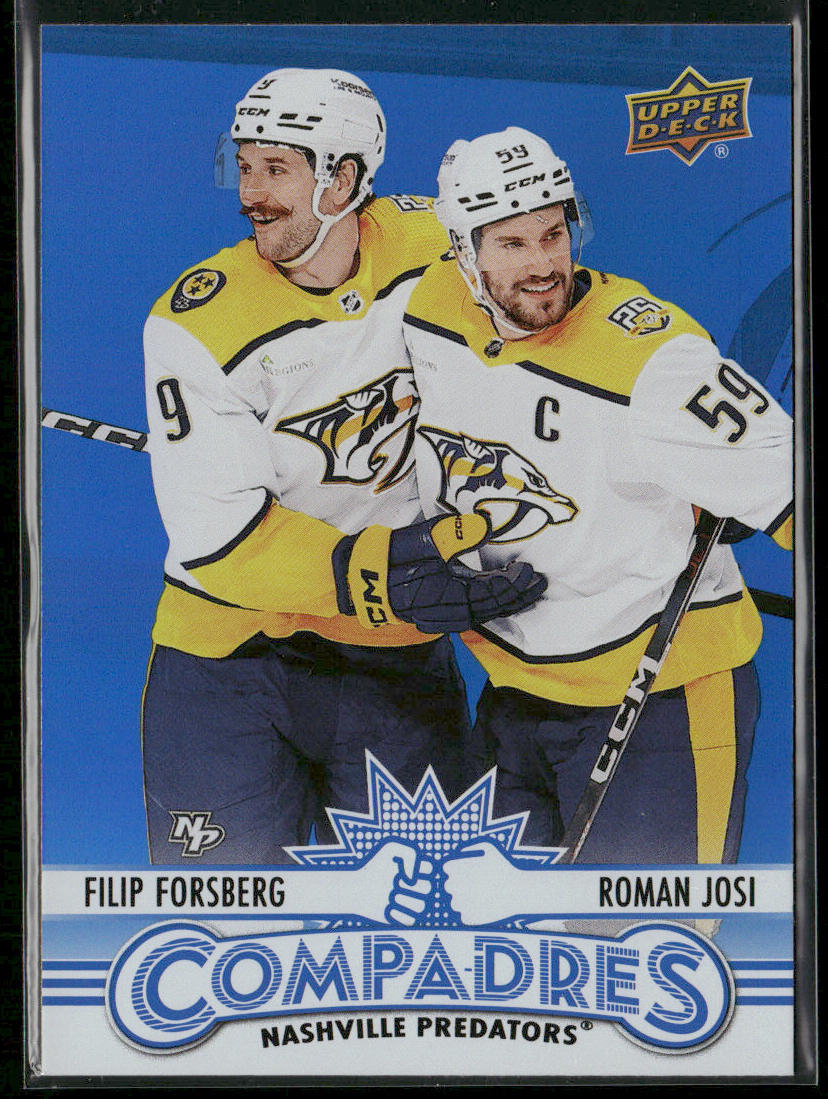 Filip Forsberg / Roman Josi 2025-26 Upper Deck Compadres #CM-4 Predators