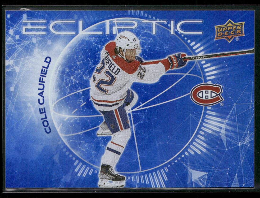 Cole Caufield 2023-24 Upper Deck Ecliptic Sparkle #EC-9 Montreal Canadiens