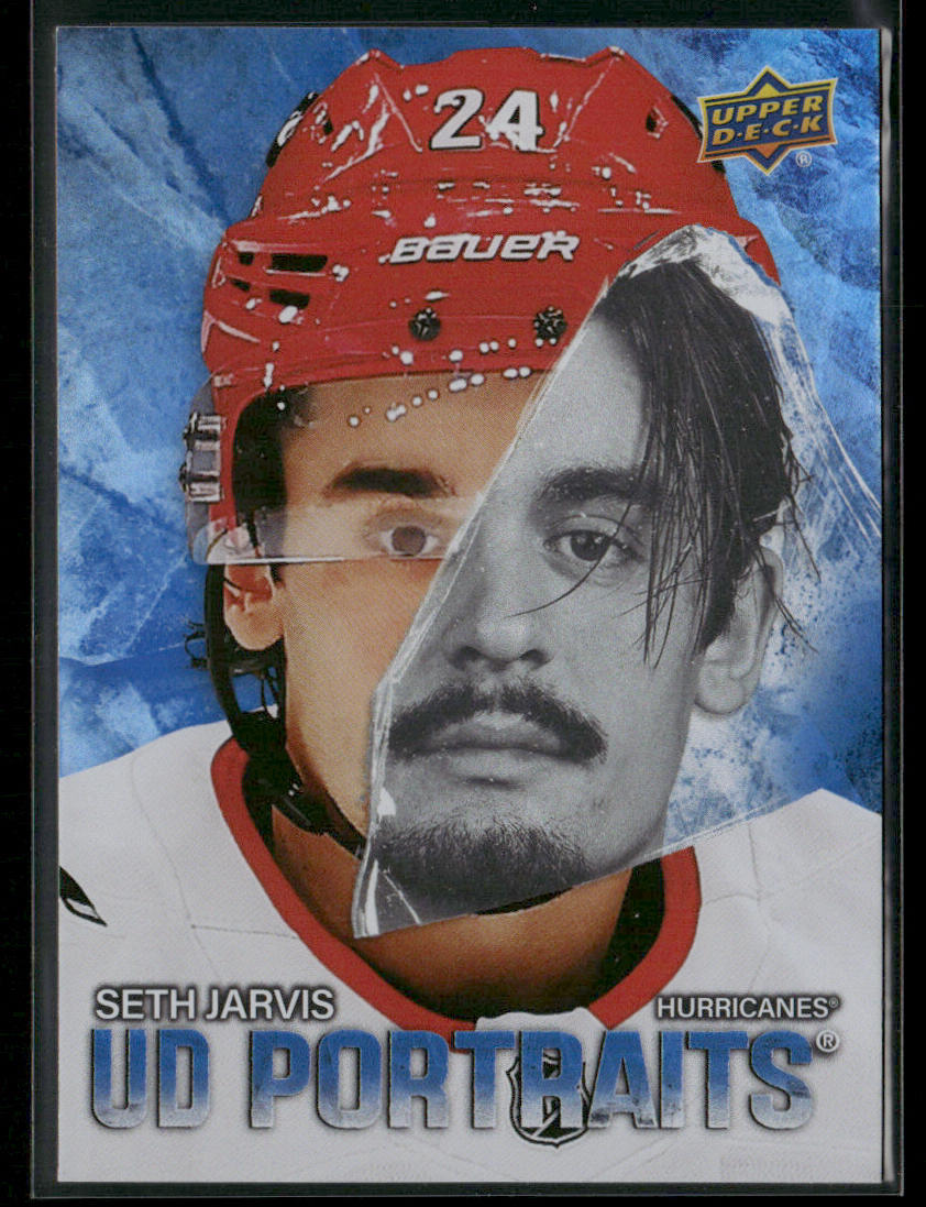 Seth Jarvis 2025-26 Upper Deck UD Portraits #P-17 Carolina Hurricanes