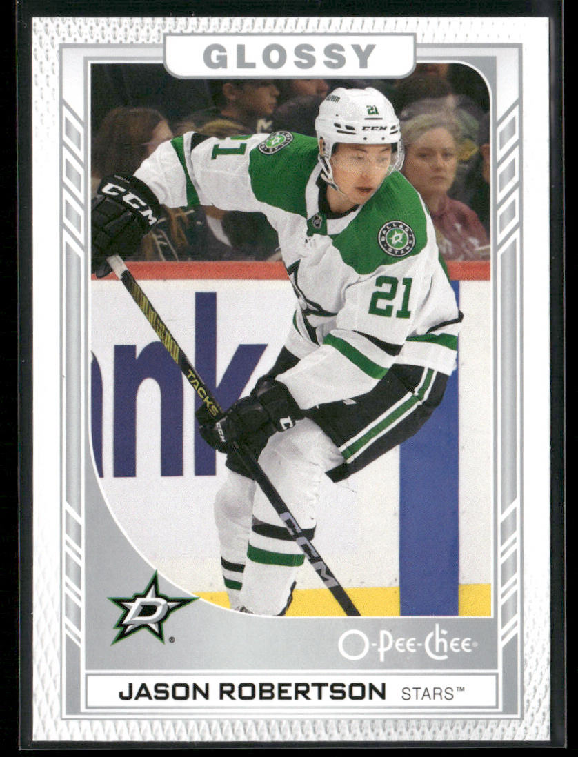 Jason Robertson 2023-24 Upper Deck O-Pee-Chee Glossy #R-43 Dallas Stars
