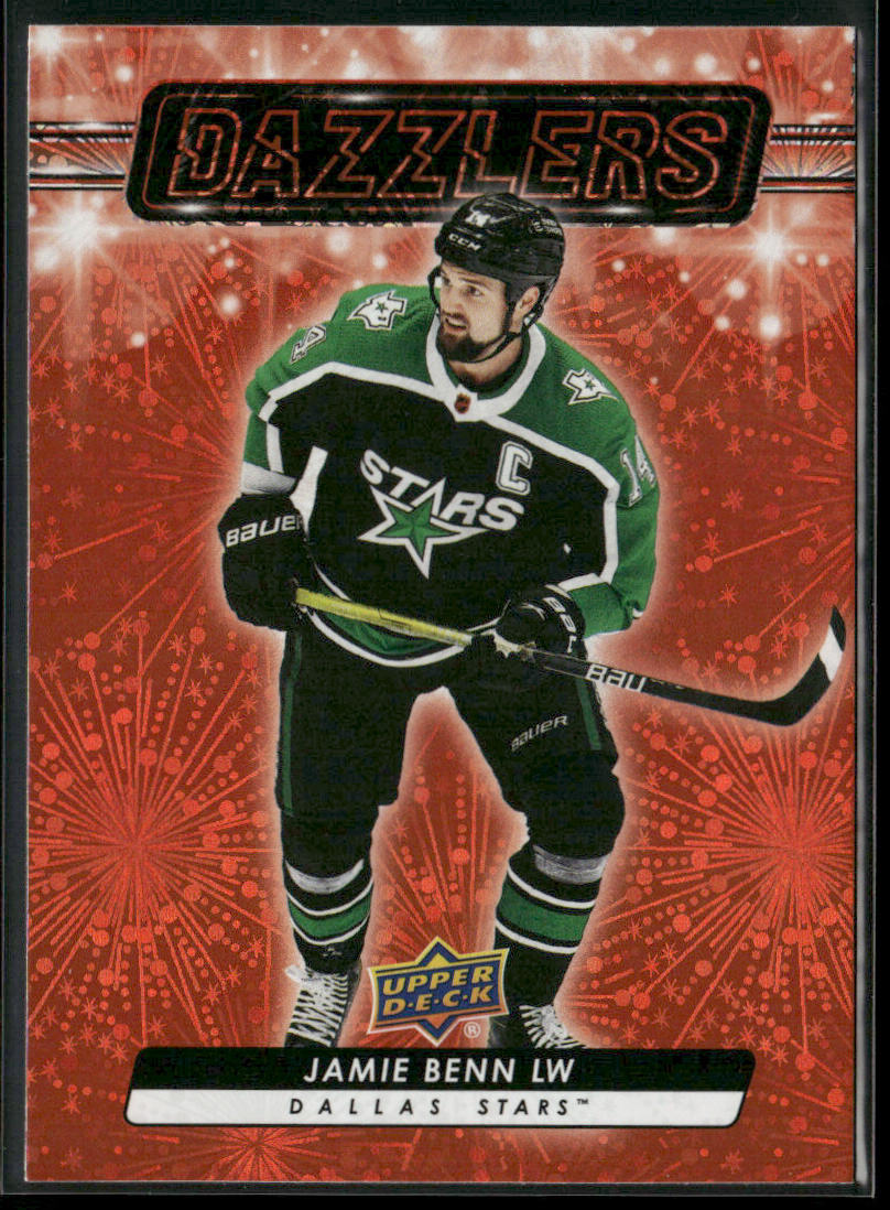 Jamie Benn 2023-24 Upper Deck Dazzlers Red #DZ-51 Dallas Stars