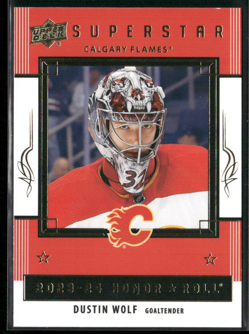 Dustin Wolf 2023-24 Upper Deck Honor Roll #HR56 Calgary Flames front